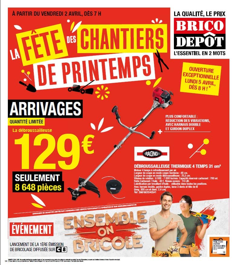 catalogue arrivages brico depot 2 avril