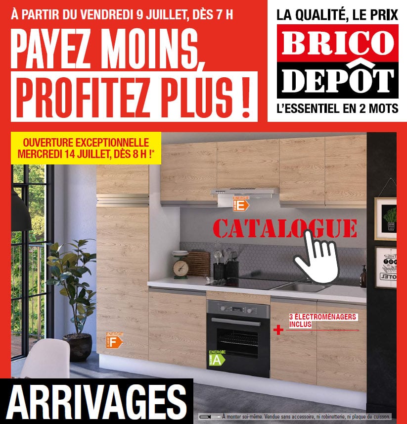 bricodepot catalogue des arrivages du 9 juillet