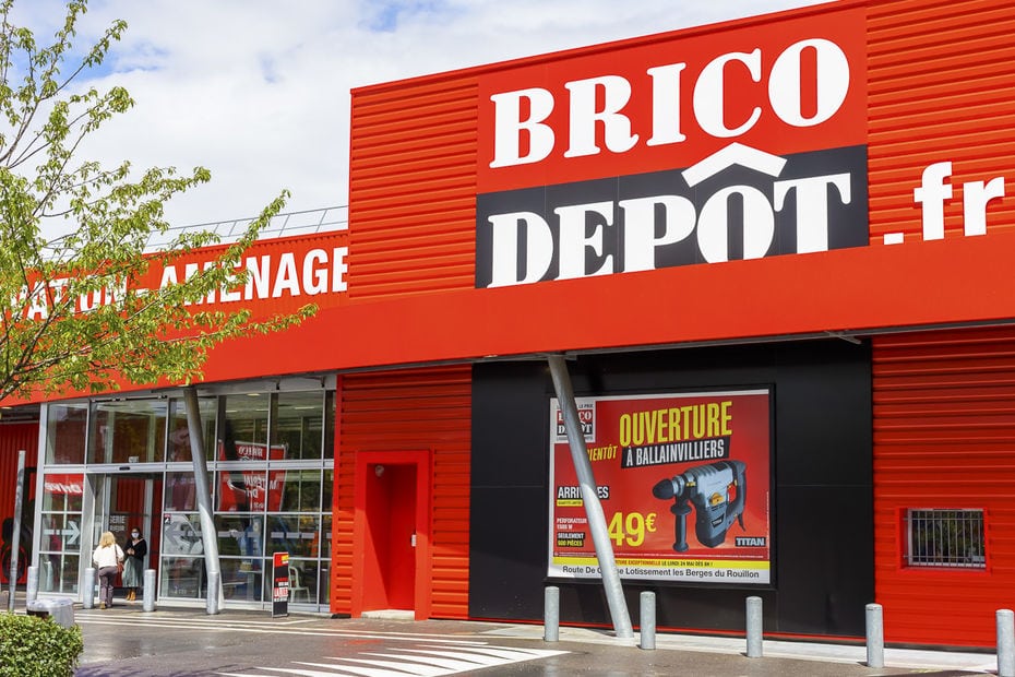 devanture brico depot