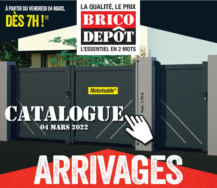 arrivages brico depot 4 mars