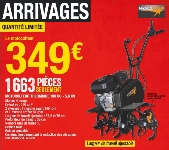motoculteur brico dépot