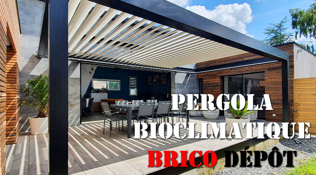 pergola bioclimatique brico depot