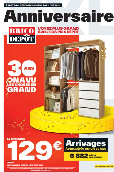 dressing brico dépôt 2023