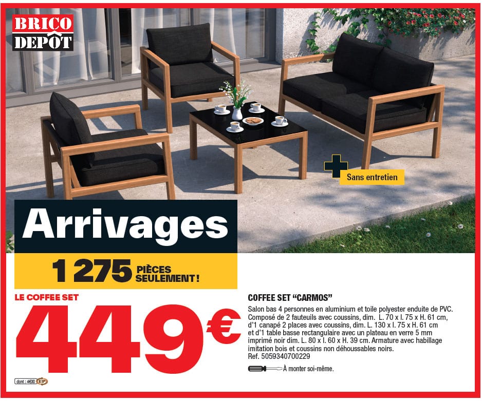 Abri de jardin Brico Depot ⋆ Catalogues et arrivages Brico Depot 2024