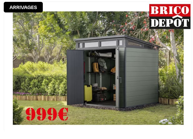 abri de jardin cortina