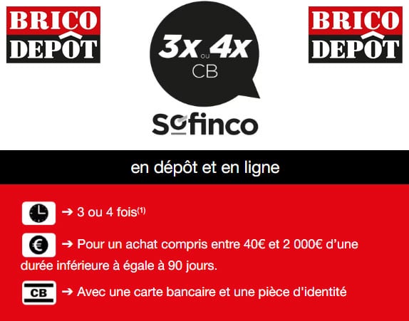 crédit brico dépôt