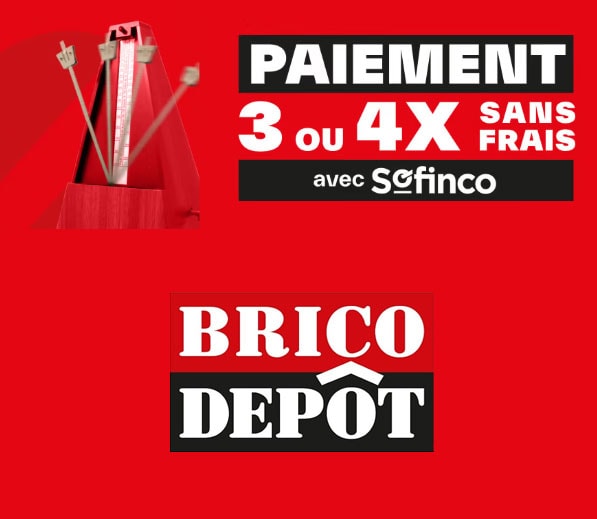 Peut-on payer en plusieurs fois chez Brico Dépôt ?