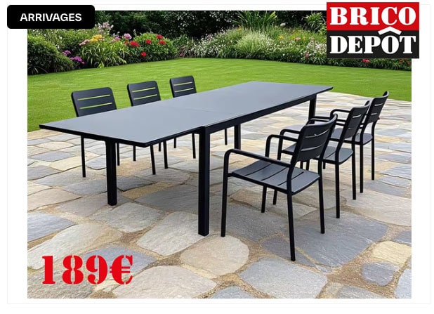 mobilier de jardin brico depot
