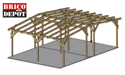 pergola bois