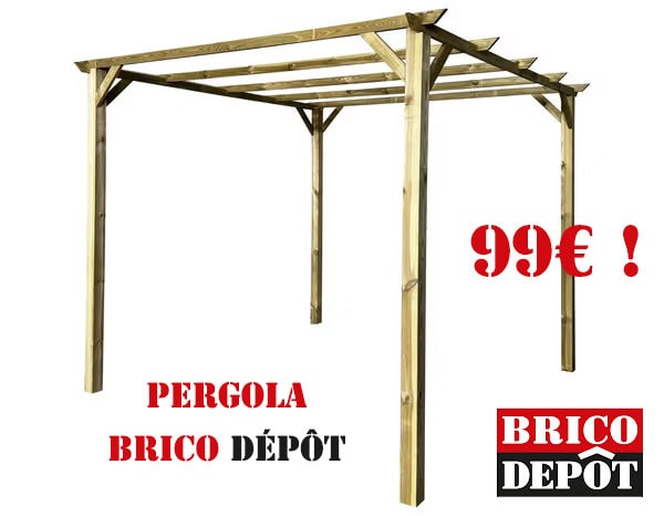 pergola brico dépôt 2025