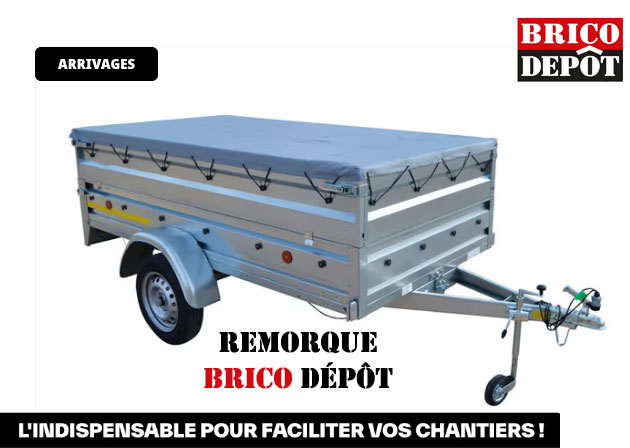 la remorque simple essieu brico depot