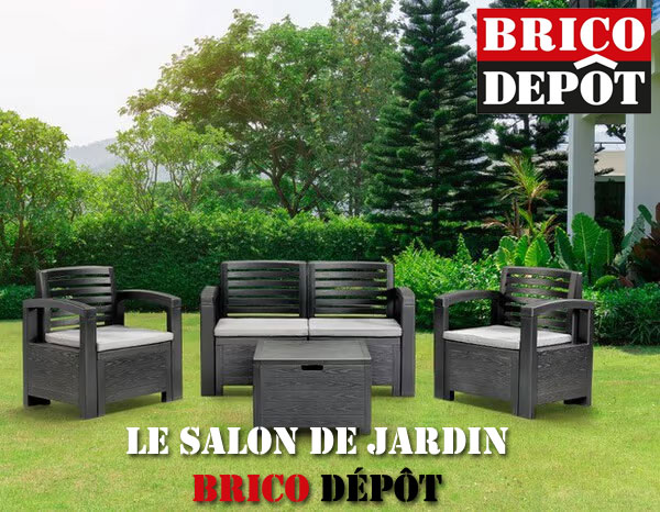 salon de jardin brico dépôt arrivages