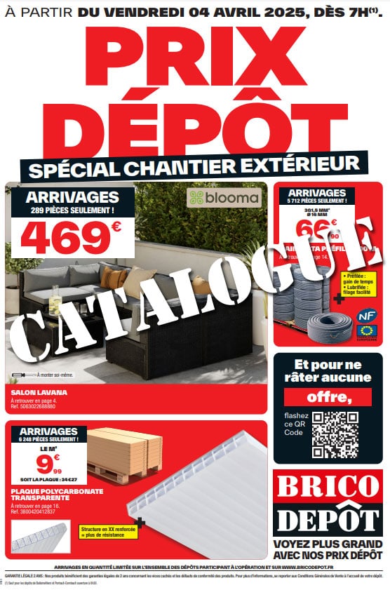 brico depot catalogue avril 2025