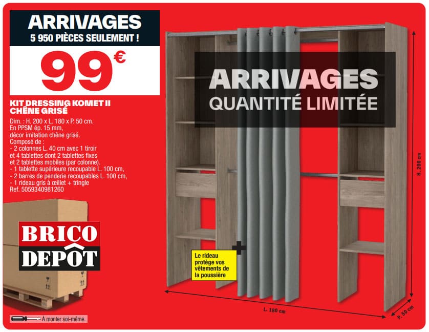 dressing brico depot