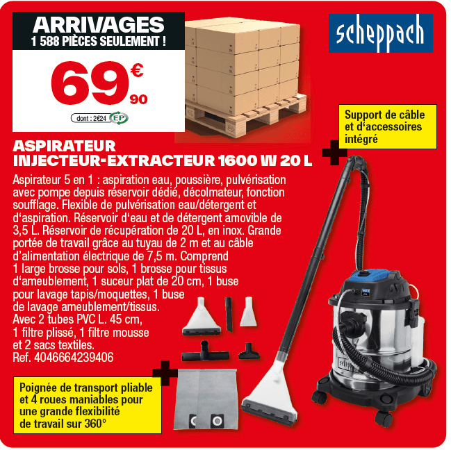 aspirateur brico dépôt