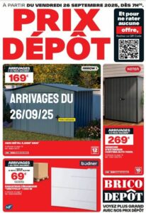 Arrivages Brico Dépôt : Les Nouveautés Immanquables du 26 Septembre 2025