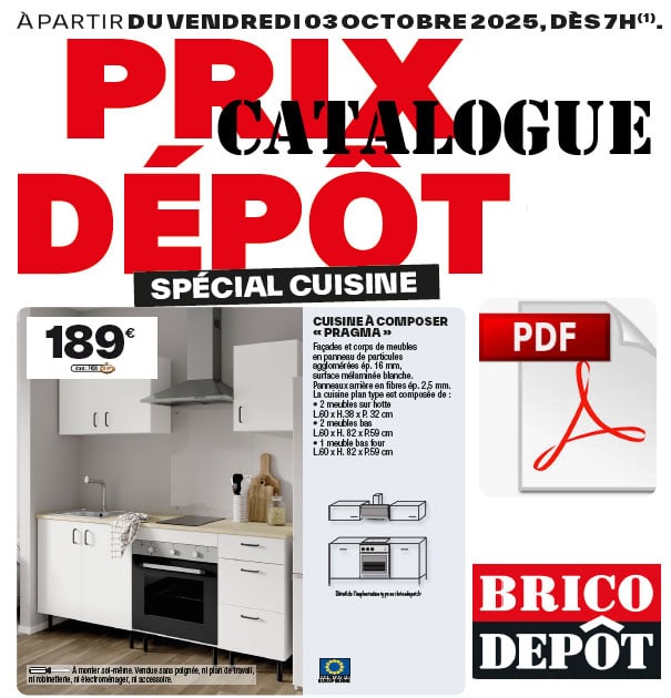 arrivages brico depot du 3 octobre 2025