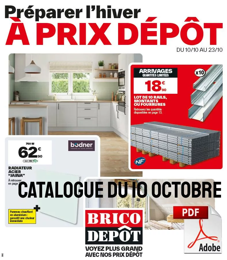 brico dépôt catalogue du 10 octobre