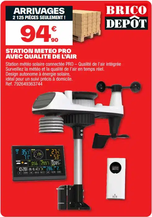 station météo brico dépôt
