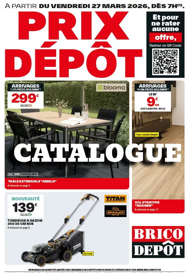 catalogue brico depot arrivage 27 mars 2026 catalogue brico dépôt des arrivages du 27 mars 2026 à télécharger en pdf