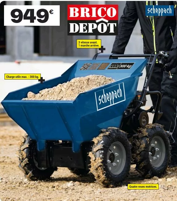 dumper brico dépôt