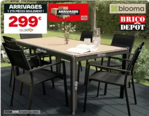 Le Salon de jardin Brico Dépôt du nouveau catalogue des arrivages du 27/03/2026 Le Salon de jardin Brico Dépôt du nouveau catalogue des arrivages du 27/03/2026