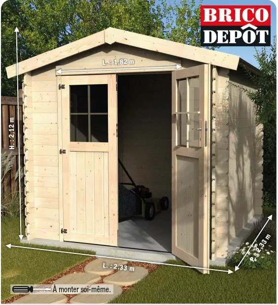 un abri de jardin pas cher brico dépôt dans les nouveaux arrivages du 17 avril