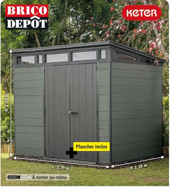 Prix des abris de jardin brico dépôt