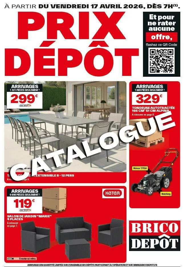 Arrivage brico dépôt du 17 avril : les nouveautés du catalogue à ne pas manquer Arrivage brico dépôt du 17 avril : les nouveautés du catalogue à ne pas manquer