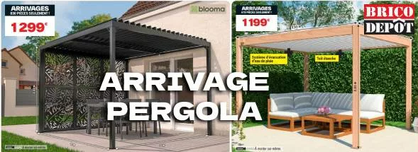 Arrivage de pergola brico depot dans le catalogue du 29 avril 2026