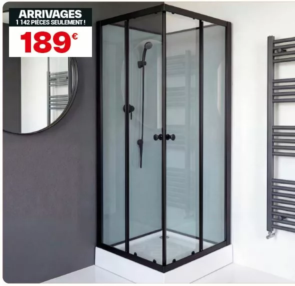 cabine de douche brico dépôt à 189€