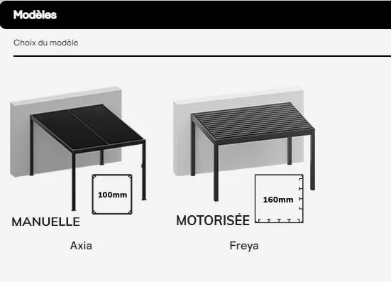 pergola bioclimatique freya brico dépôt motorisée 9 coloris aluminium