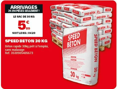 speed béton brico dépôt